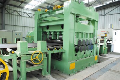 Thick Sheet Leveling Cut to Length Line