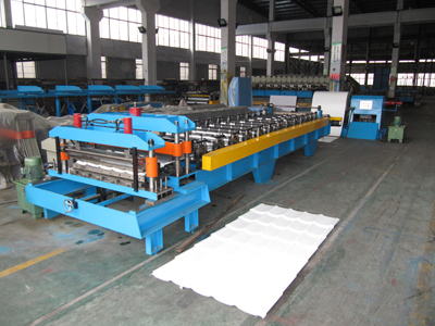 Steel Tile Roll Forming Machine