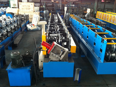 Gutter roll forming